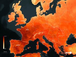 Europe's scorching heat
